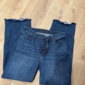 Kimes Ranch Dark Blue Wide Leg Jeans